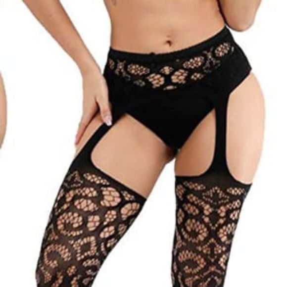 Plus Size Stockings, Fishnet Tights Thigh High Fis - Picture 1 of 2